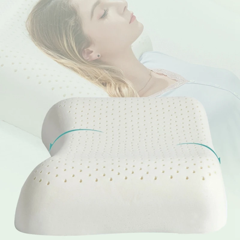 Новинка-пуренлатексная Роза Узор Натуральная Дамская красота Подушка гладкая