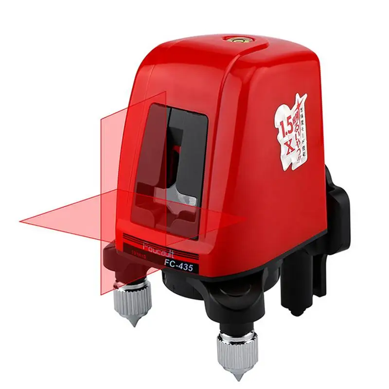 

FC-435 Laser Level 2 Red Cross Line 1 Point Horizonatal Vertival 360 Rotary Self- Leveling Nivel Laser Diagnostic Tools