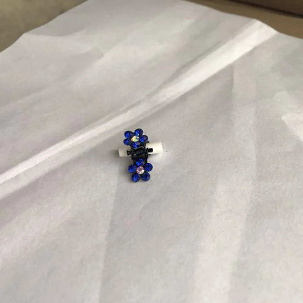 1 шт. милые женские Мини скрабы маленькие крабы с кристаллами заколки для волос