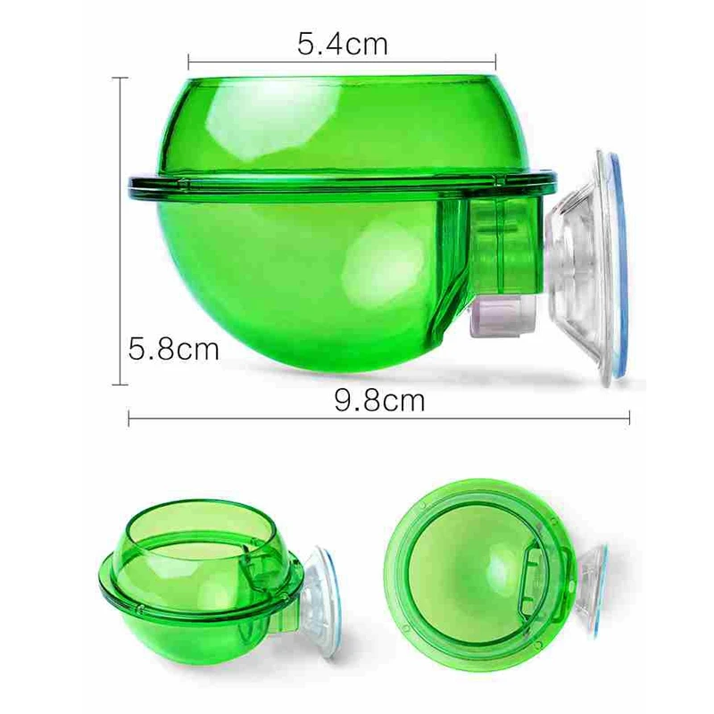 Миска Для ящерицы для домашних животных питатель рептилий присоска