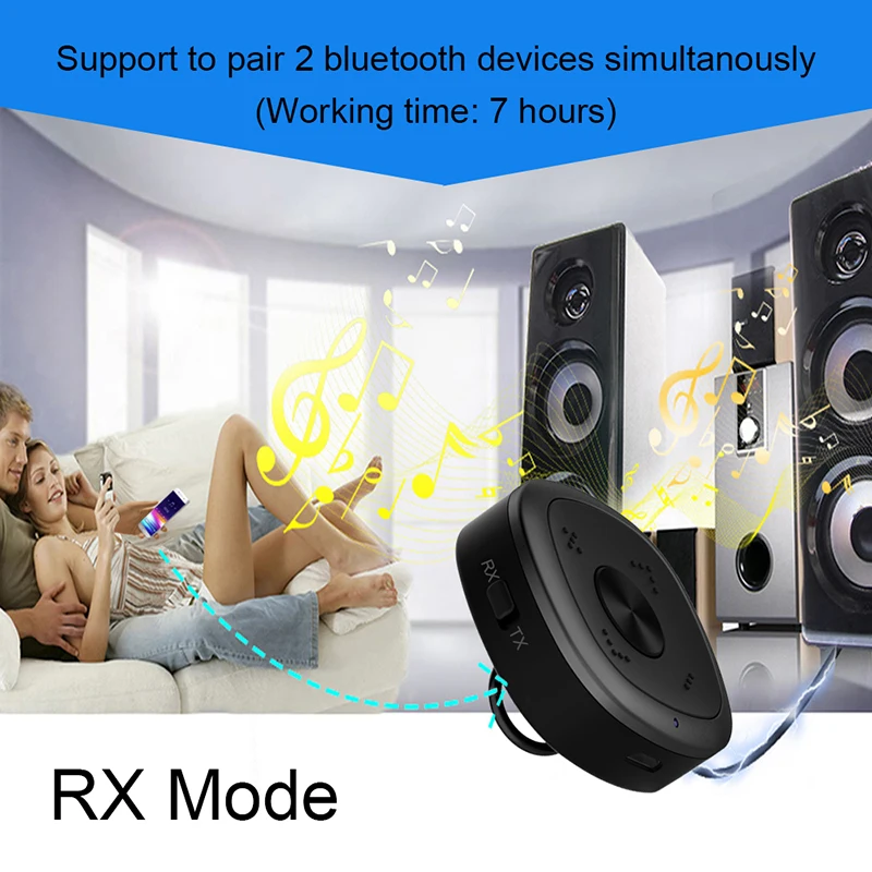 Bluetooth V5.0 приемник передатчик беспроводной Aptx HD 3 5 мм аудио адаптер APT X низкая