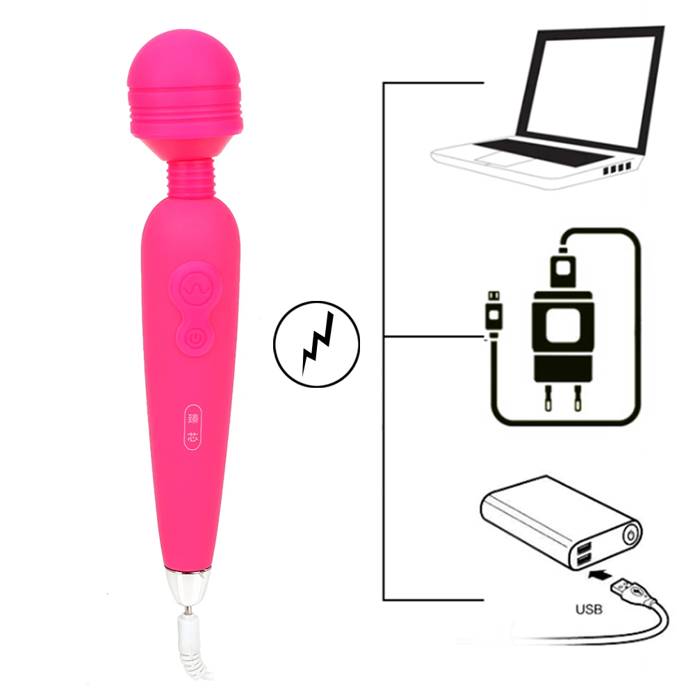 Оло G spot вибратор сильной вибрации AV Волшебная палочка Стимулятор клитора 10