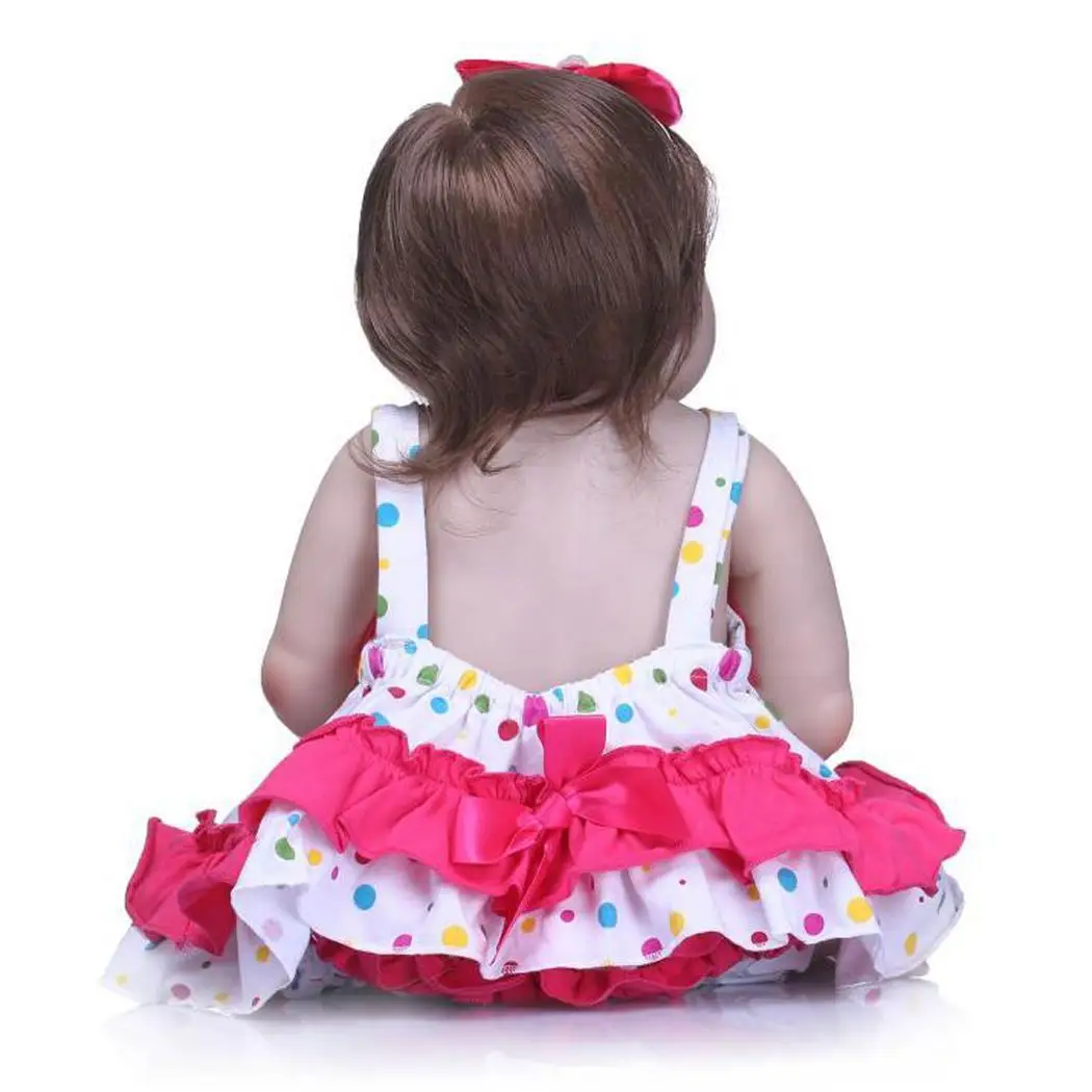 NPK 22' Newborn Dolls Lifelike Reborn Babies Full Body Silicone Vinyl Bebe Christmas Gift For Girls Realistic Children Toy | Игрушки и