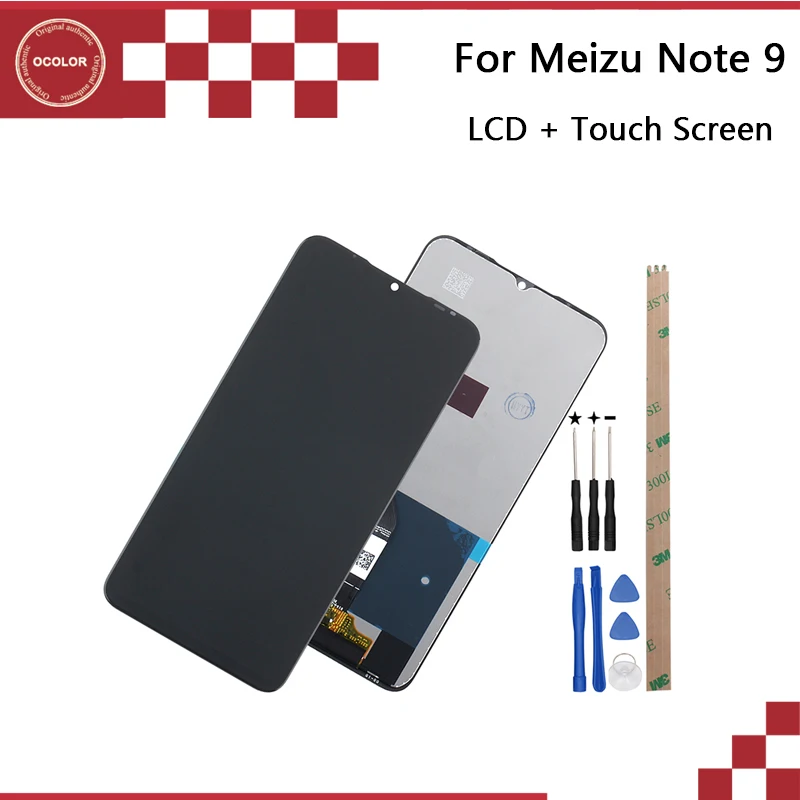 Ocolor для Meizu Note 9 ЖК-дисплей и кодирующий преобразователь сенсорного экрана в сборе