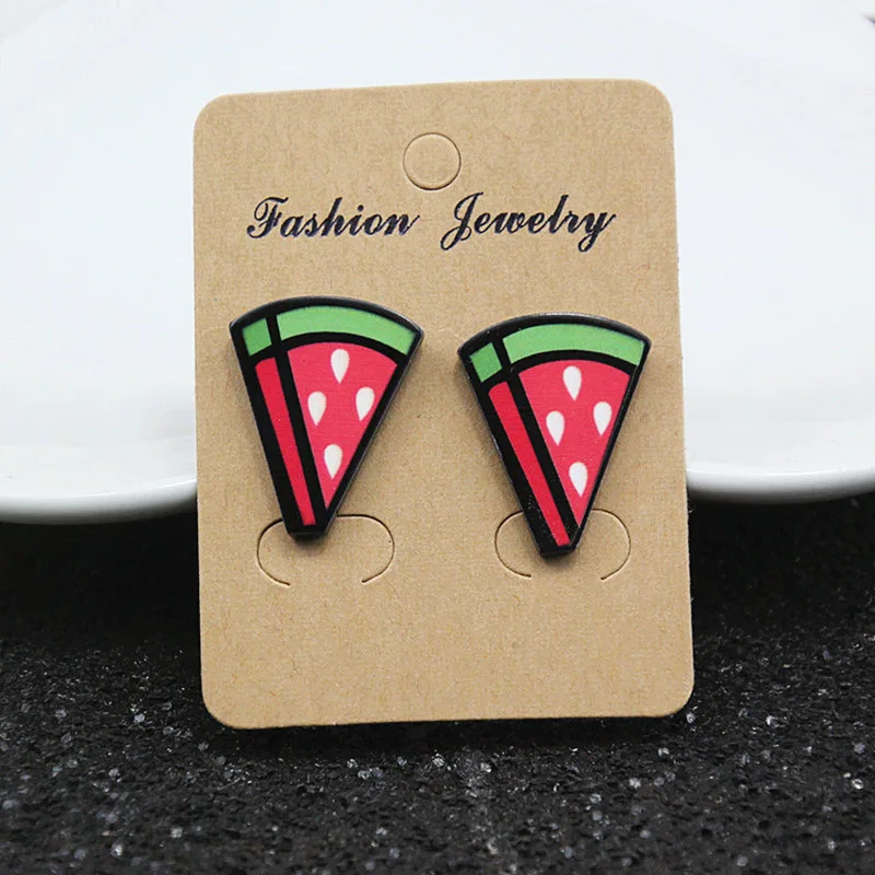 Cute Cartoon Stud Earrings Lovely Cherry Flower Strawberry Lip For Women Girl Gift Wholesale JN0211 | Украшения и аксессуары