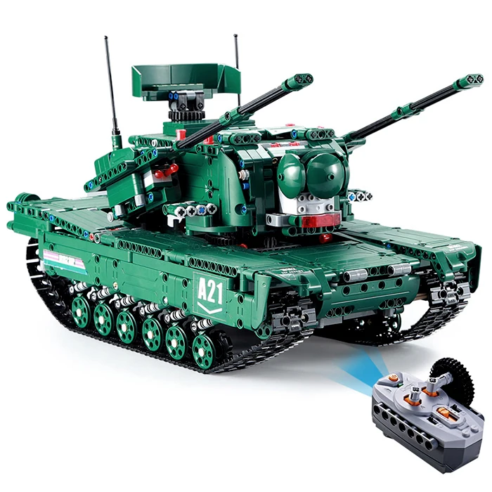 Радиоуправляемые блоки танк творческие игрушки обучающие 2 4G 4 канала пульт