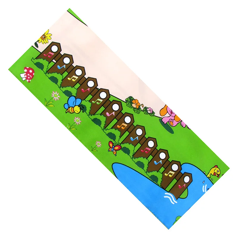 F Funny Farm Music Mat Game Carpet for Baby Crawling Power By 2x AA Battery Kids Rug Developing Children DropShipping | Дом и сад