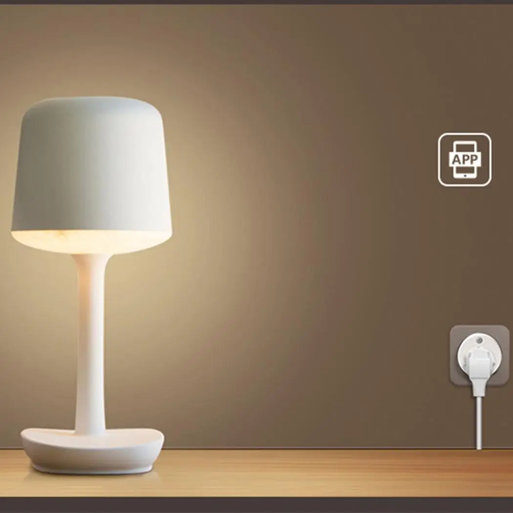 WiFi US Plug APP дистанционное управление умная розетка 13A Поддержка 45m Alexa Google White 2 4 GHz