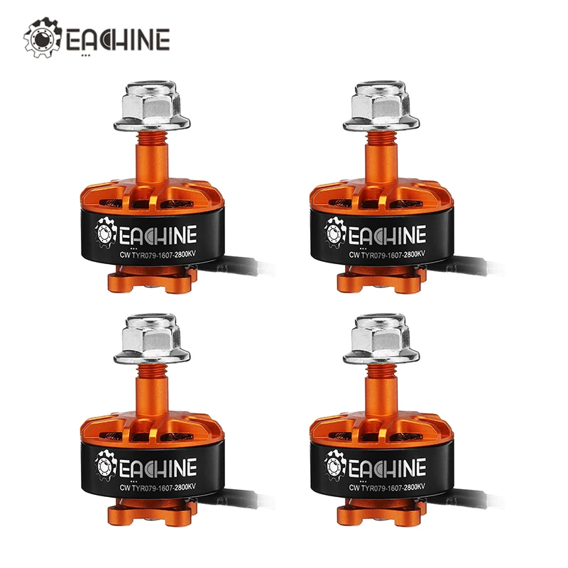 4 шт eachine tyro79 3 дюйма diy версия 1607 2800kv 2 4s бесщ