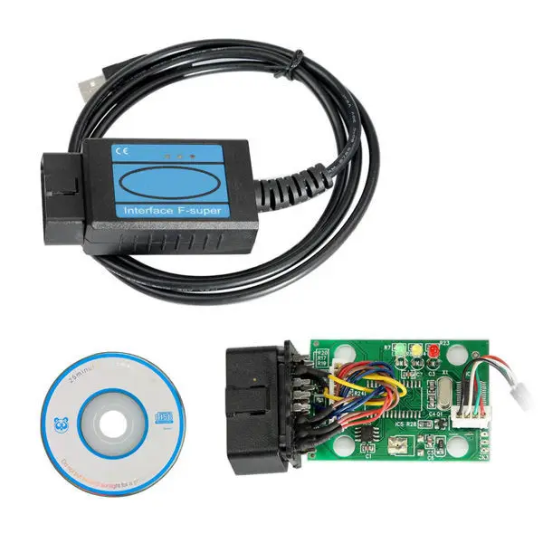 Новейший сканер F super интерфейс Fiat Obd2 Eobd кабель Usb для диагностический