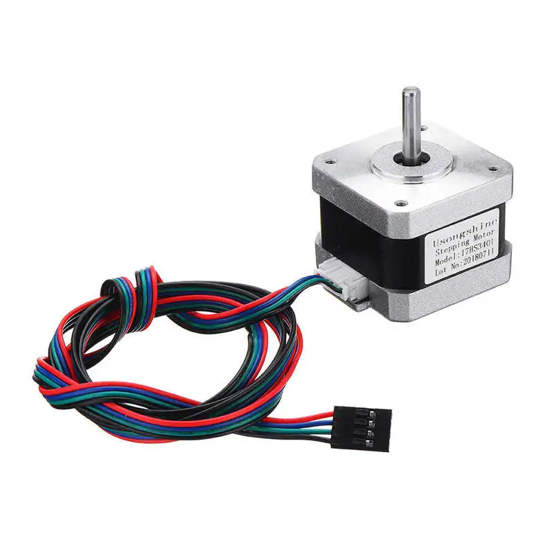 17Hs3401 Nema17 4 свинцовый 1.3A 42Bygh шаговый двигатель для 3D принтера Cnc части|Детали и