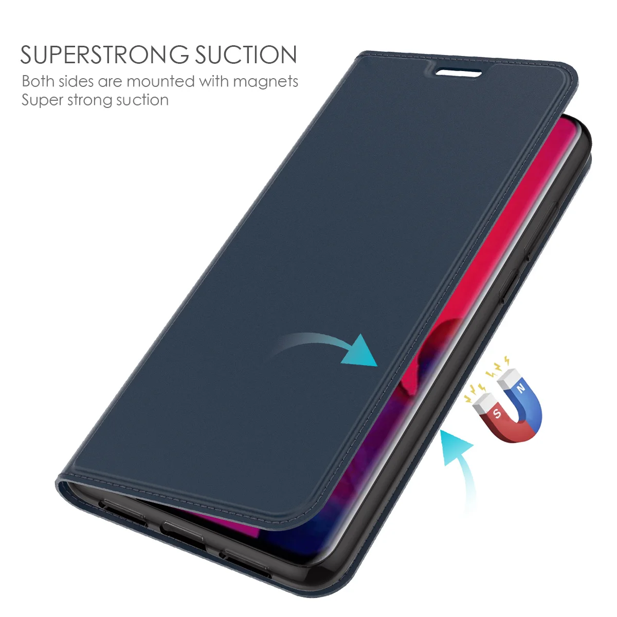 Чехол из искусственной кожи для Huawei Mate 20 Pro Ультратонкий защитный флип чехол с