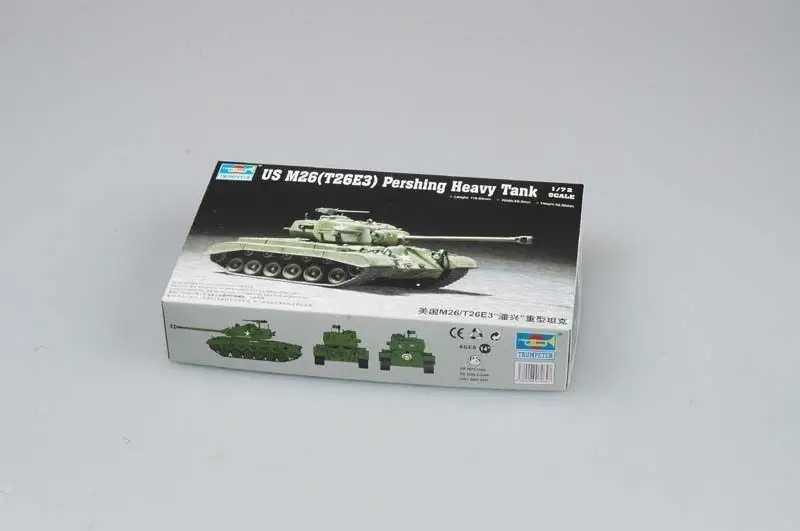 Trumpeter 1/72 07264 США M26(T26E3) тяжелый резервуар Trumpeter 1/72 07264 США M26(T26E3) тяжелый резервуар