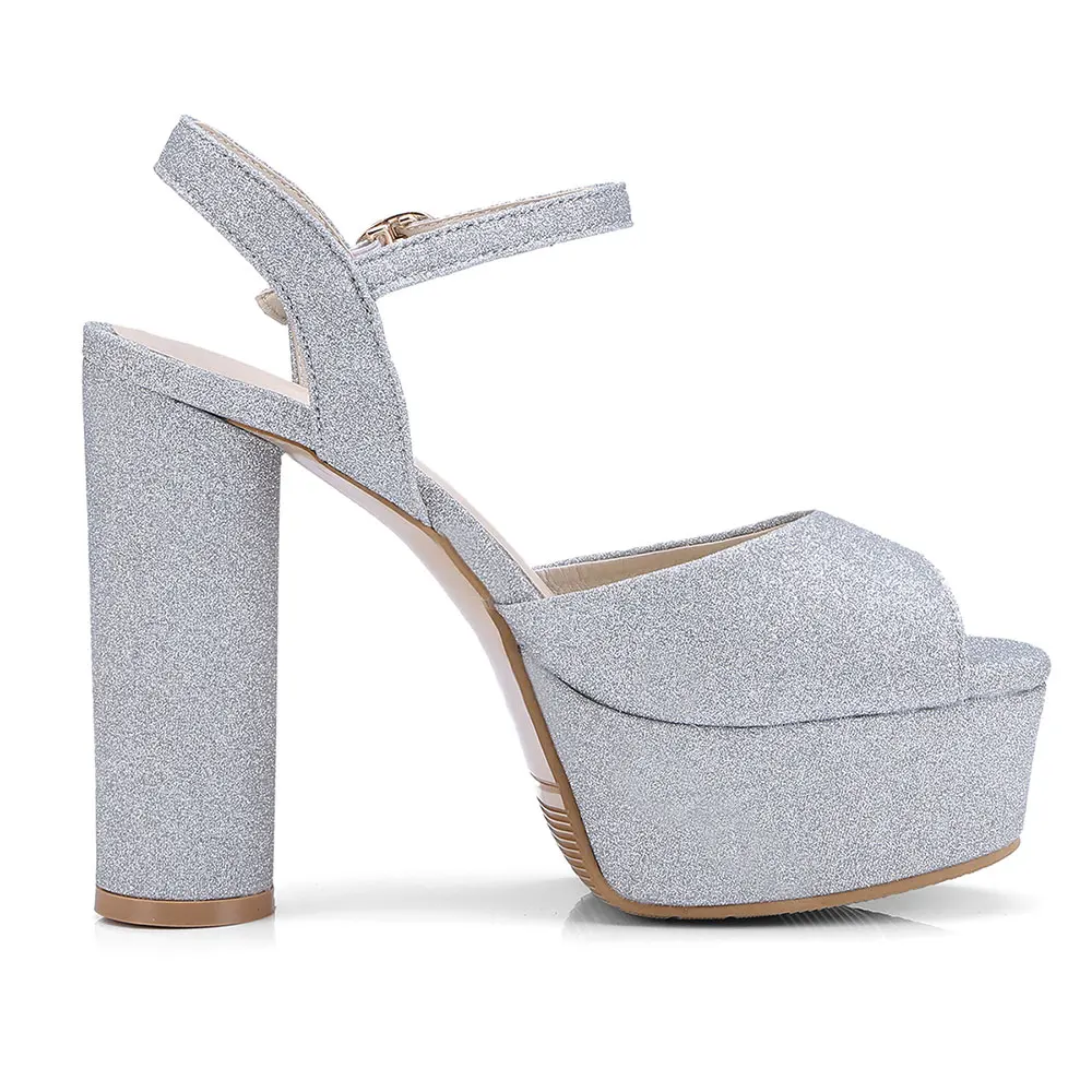 Женские босоножки с открытым носком Lasyarrow золотистые/Серебристые сандалии