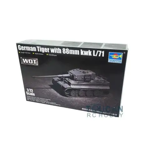 Trumpeter 1/72 07164 немецкая емкость для Тигра 88 мм ствол KWK L/71 набор статических