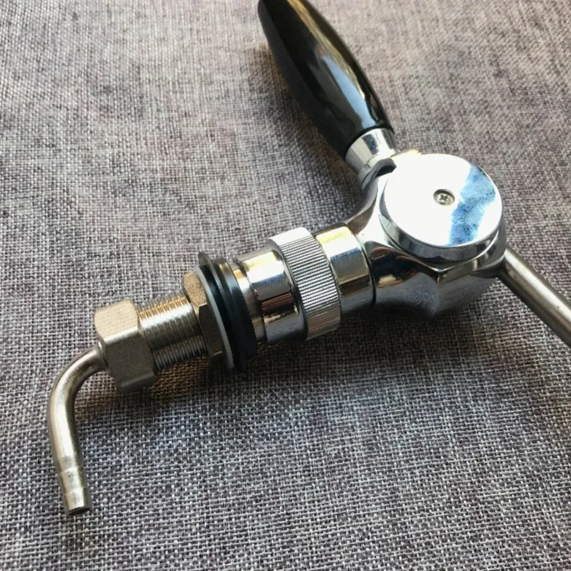 Пивной кран с резьбовым хвостовиком и домашнее программное обеспечение для