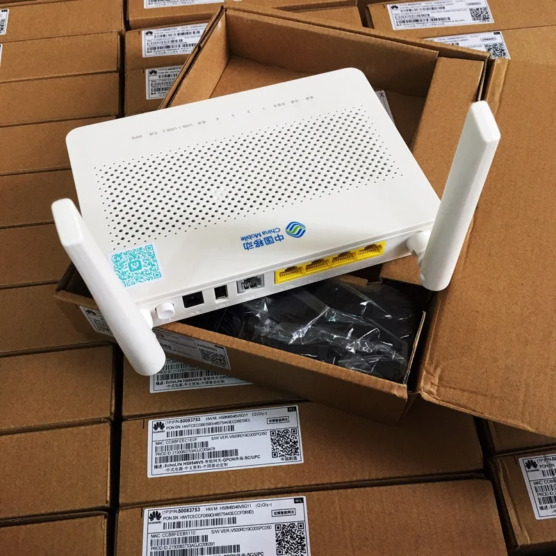 Мини маршрутизатор YPAY GPON ONU Wi Fi hua wei HS8546V5 порт режима ONT FTTH HGU 4GE ++ 1TEL + USB 2 4G WIFI 5G