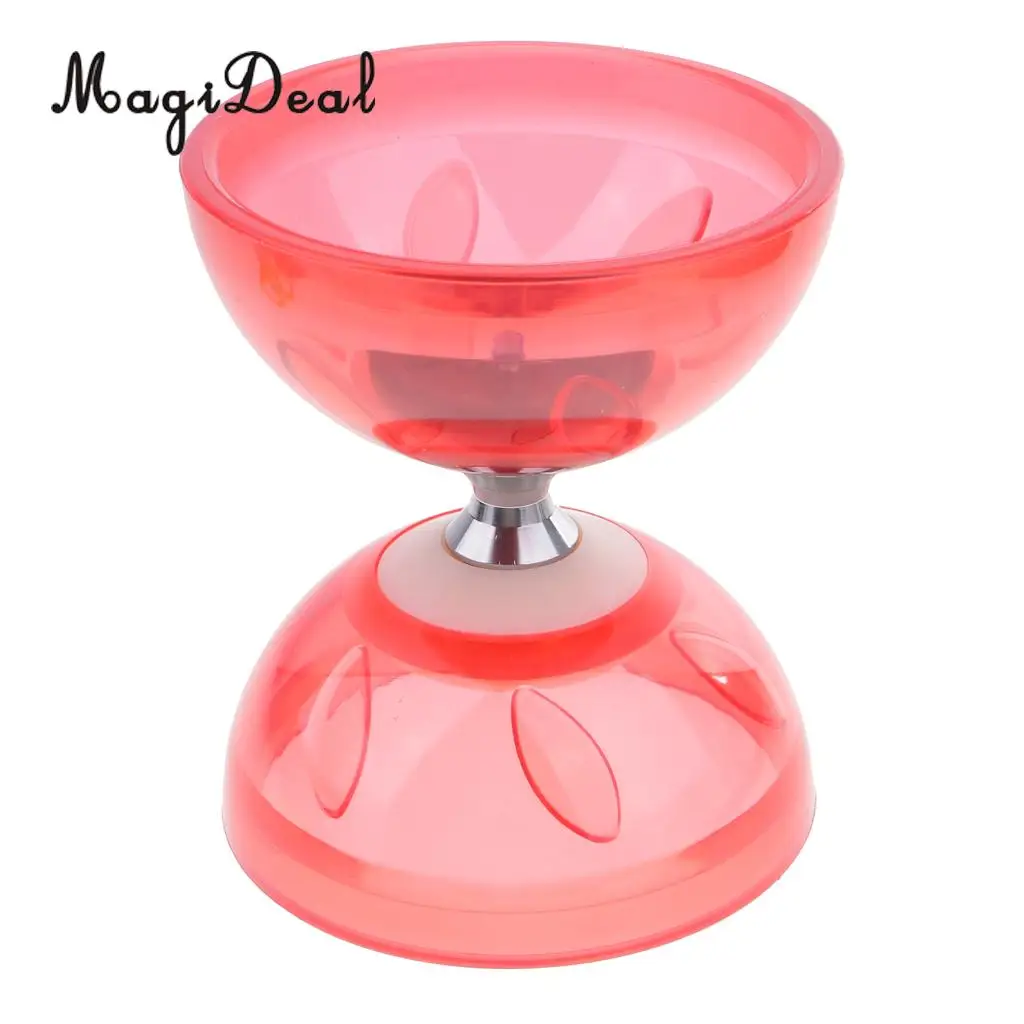 MagiDeal тройной подшипник жонглирование Diabolo игрушки с палками и веревкой 13 см