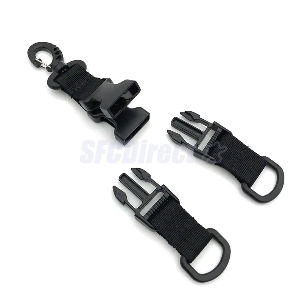Nylon Molle Bags Webbing Strap Buckle Belt Clip Swivel Snap Hook Carabiner Side Release for Backpacks | Спорт и развлечения