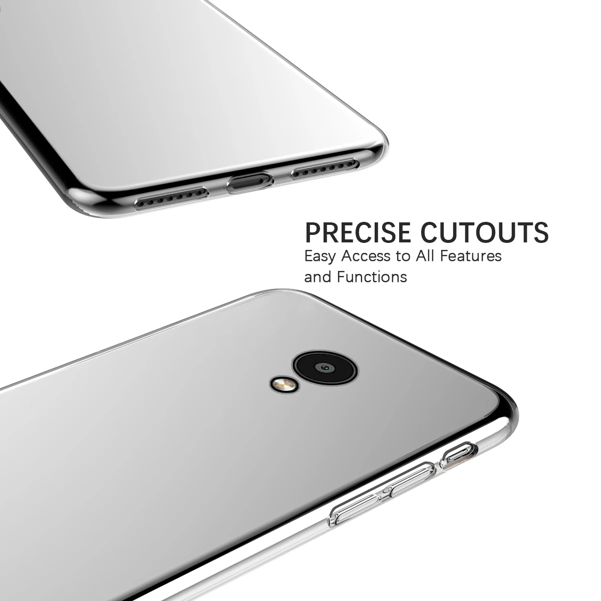 For Meizu C9/C9 Pro Back Case Transparent Soft TPU Dropproof Shockproof Phone Protection Cover Silicone Slim |