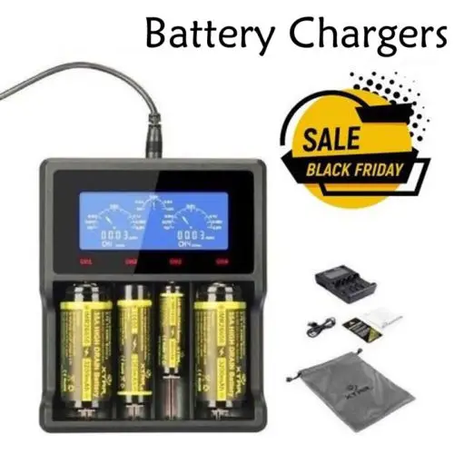 ЖК экран Авто USB зарядное устройство для 18650 14500 18350 Li Ion AA AAA Ni MH|USB-гаджеты| |