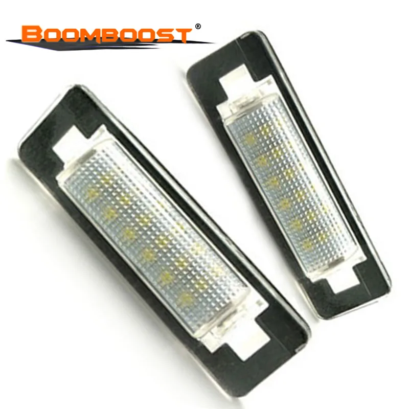2 шт. 18 LED 3528 SMD Автомобильные светодиодные номерные знаки OBC для Benz W210 W202 E300 E55 C230 C43