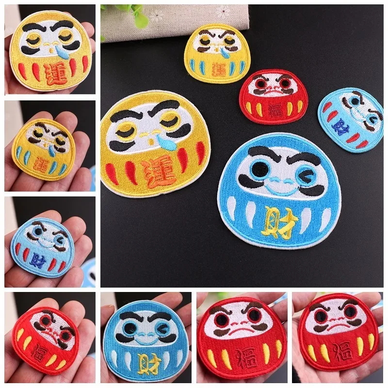 2019 высокое качество талисман Фува тумблер вышитая одежда наклейки нашивки