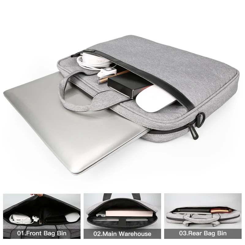 KINGSONS Laptop Sleeve Bag Waterproof Notebook Tablet Bags Case Messenger Shoulder for Men | Багаж и сумки