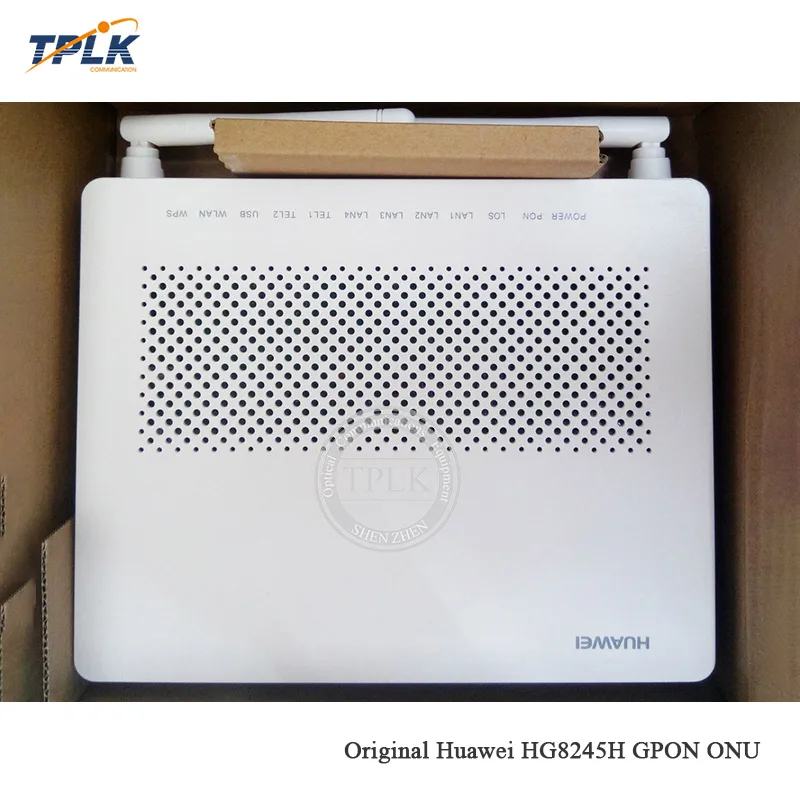 Лучшая цена 100 шт. оригинальный HG8245H 4GE + 2 голос WiFi GPON ONU/ONT Class C Echolife Telecom