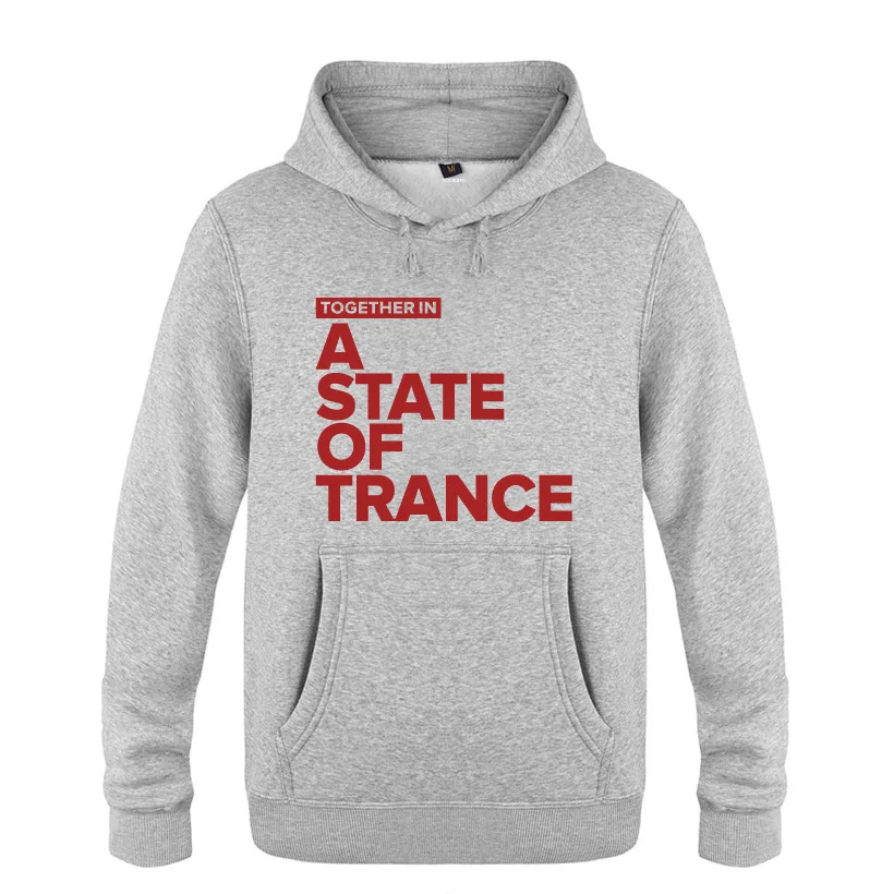 Мужские флисовые толстовки с капюшоном Together In A State of Trance-Armin Van Buuren 2018 | Мужская