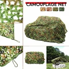 Камуфляжный чехол-сетка, армейский чехол для защиты от солнца, для маскировки в джунглях, в лесу, для охоты, 1,5 х 6 м2 х 5 м2 х 6 м