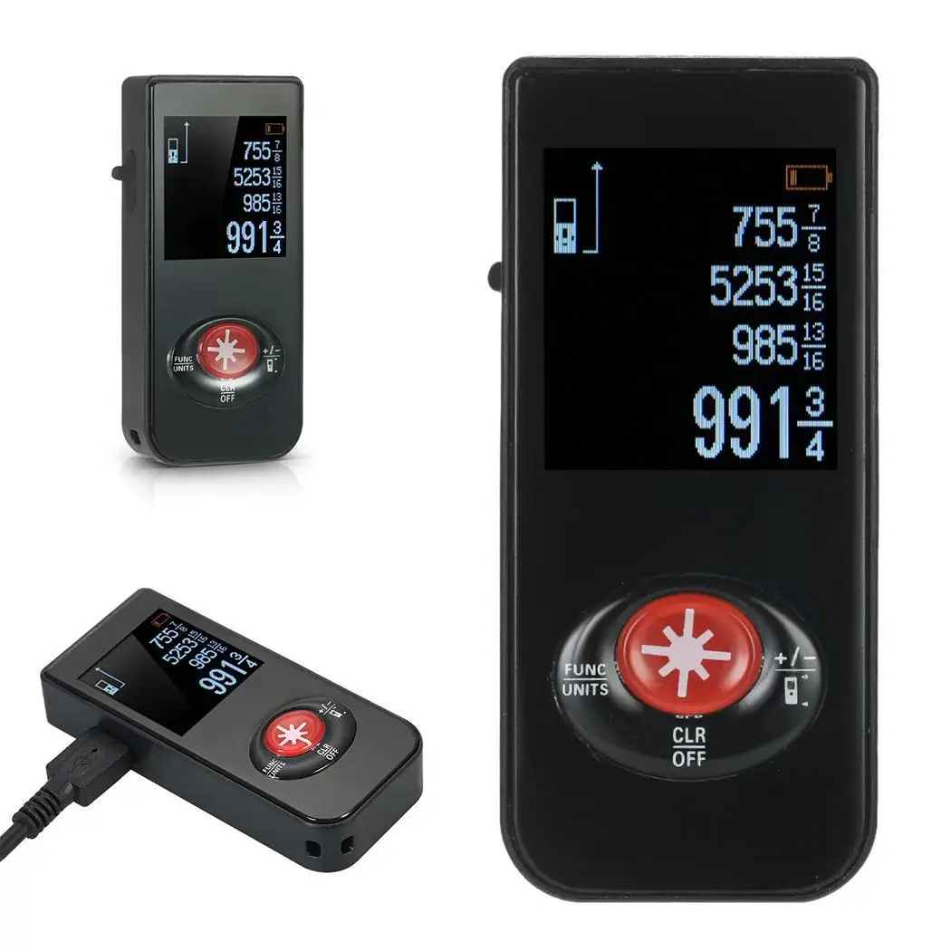Laser Range Finder Infrared Electronic Ruler USB Charging Measuring Instrument Kit Architecture design 20 70 0 05 30m | Инструменты