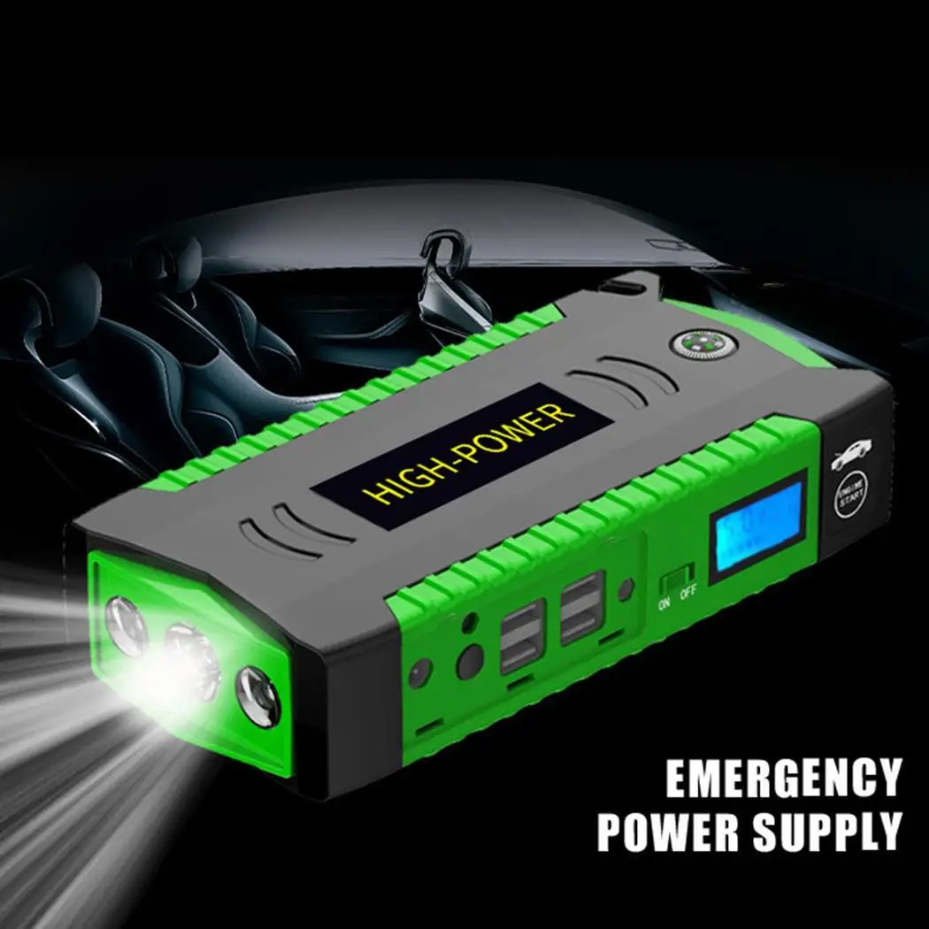 Многофункциональный автомобильный стартер 82800mAh 12V 4USB 600A Портативный