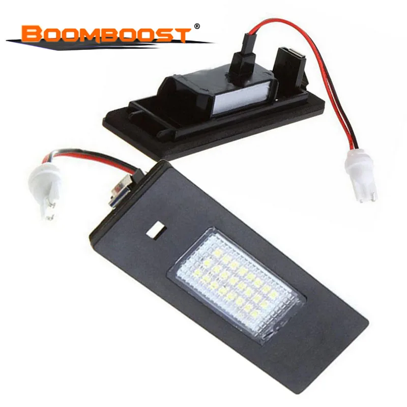 Автомобильные светодиодные лампы номерного знака 2 шт. 3528 SMD белый номерной знак