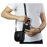 fujifilm instax mini film waterproof pu leather photo storage bag pouch pocket case for fuji square sq20 sq10 sq6 sp 3 camera