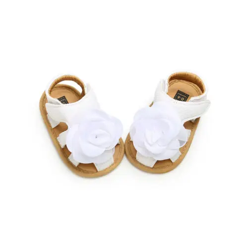 

0-18M Flower Baby Infant Kid Girl Soft Sole Crib Toddler Summer Princess Sandals Shoes Summer 2019