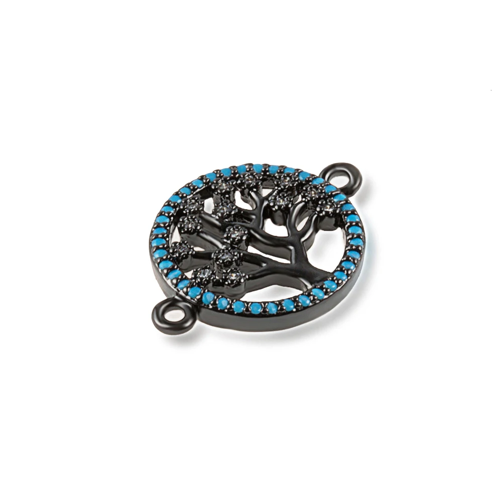0 8 * 0.6in Дерево Счастья изысканный DIY Jewelry браслет решений аксессуары из латуни и
