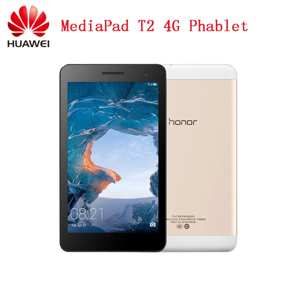 Huawei MediaPad T2 4G Phablet 7.0'' Android 6.0 Tablet EMUI 4.0 SC9830I Quad Core 1.5GHz 1GB 16GB Dual Cameras WiFi | Компьютеры и