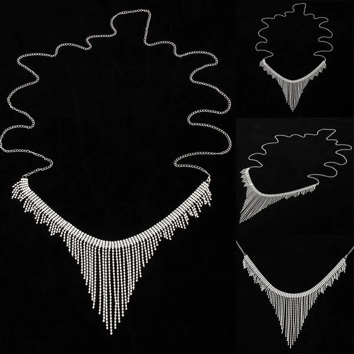 Summer Tassels Bikini Crossover Harness Waist Belly Body Chain | Украшения и аксессуары
