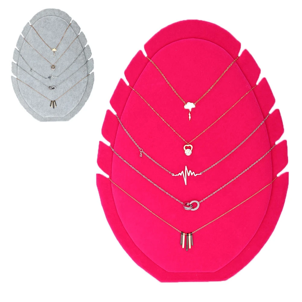 Бархатная шкатулка для ювелирных изделий цепочка с подвеской органайзер