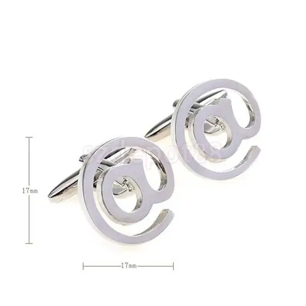 1 пара мужских новинок @ в Интернете электронная почта Символ Запонки|cufflinks opal|novelty
