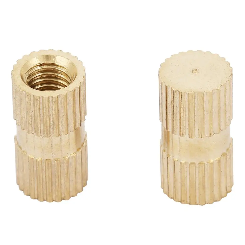 5 мм Концевая инкрустация накатанная Медная гайка крепеж аксессуар встроенный