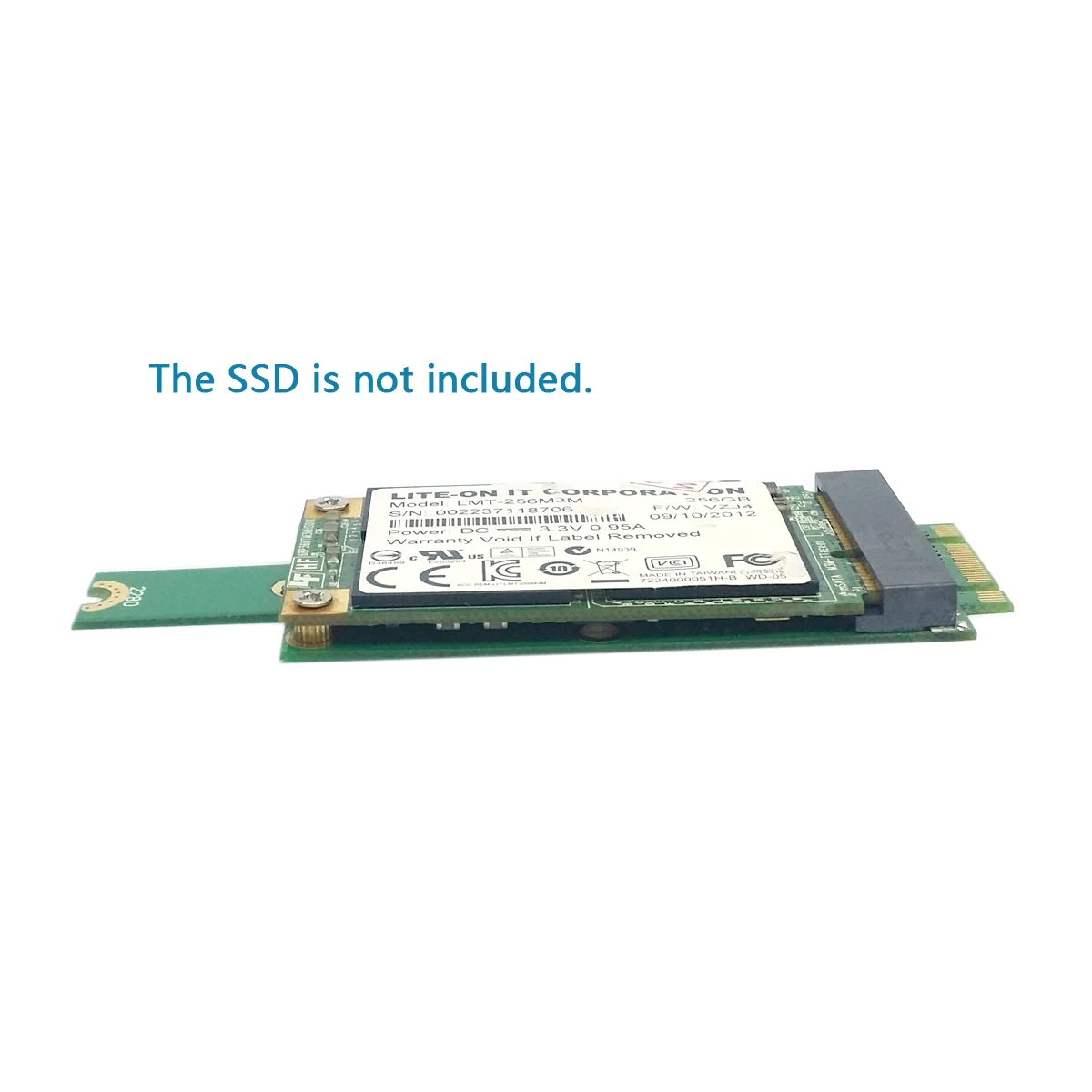 Кабель 50 мм Mini PCI E 52Pin mSATA SSD к M.2 NGFF b ключ адаптер Добавить на Карты PCBA|Компьютерные
