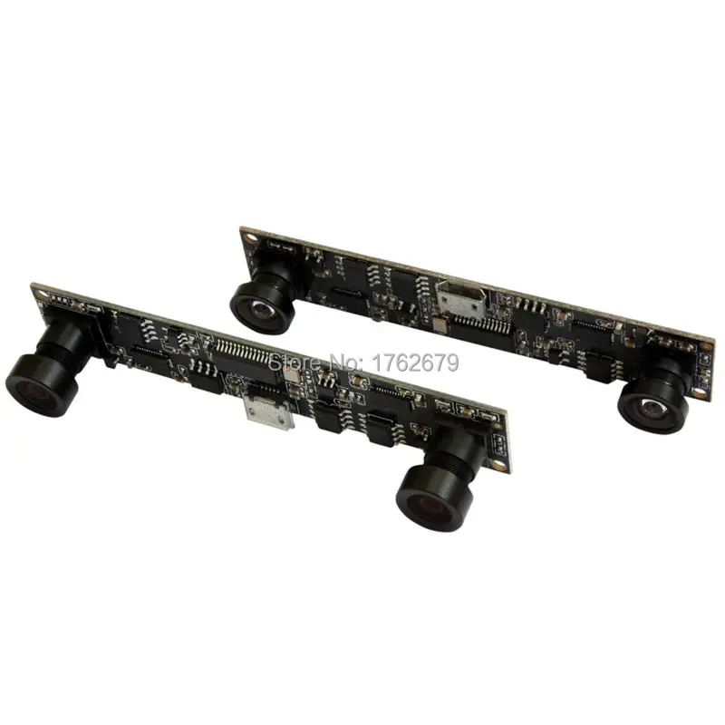 USB веб камера для видеонаблюдения HD с двумя объективами 30 кадров в секунду