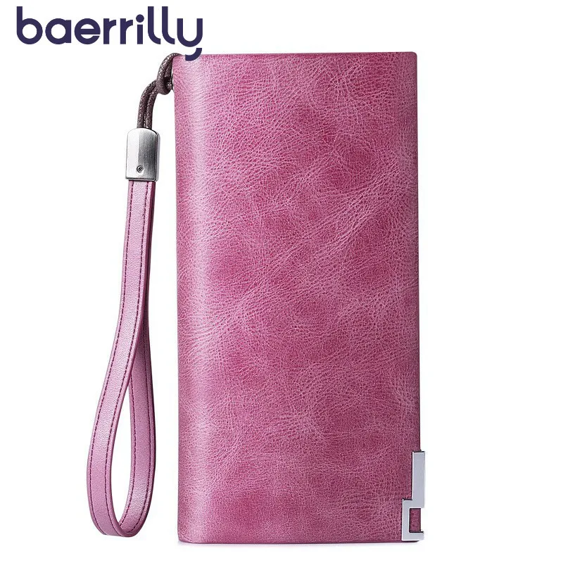 Новинка 2019 длинный женский кошелек с узором Модный клатч из натуральной кожи для