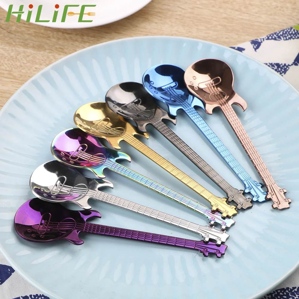 Десерт для мороженого HILIFE искусственная гитарная ложка закусок - Цена: 90,02 - 101,27 руб.
