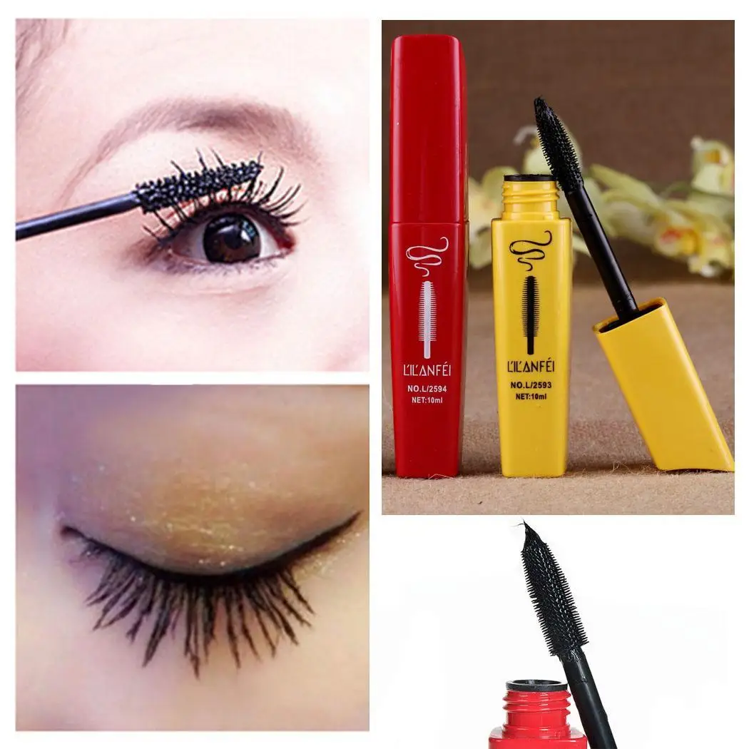 Объемные ресницы Для женщин косметика Мода Тушь водонепроницаемые удлиненные