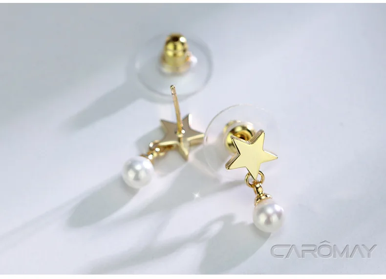 Женские серьги капельки длинные с жемчугом в богемном стиле для помолвки