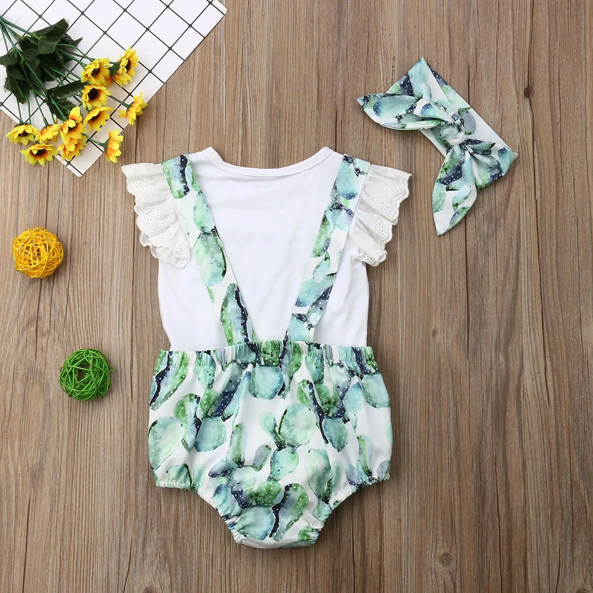 Милое Белое Кружевное боди без рукавов для новорожденных девочек 0 18 месяцев