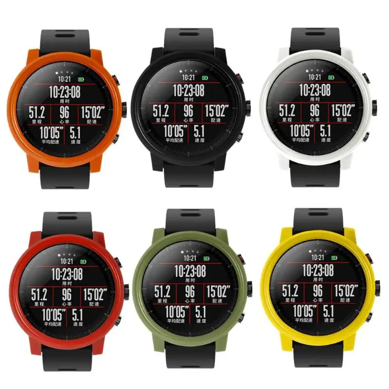 Высокое качество новый тонкий чехол для ПК защитная оболочка рамка Huami Amazfit 2 2S Tratos